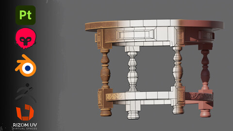 Round Stylized Table