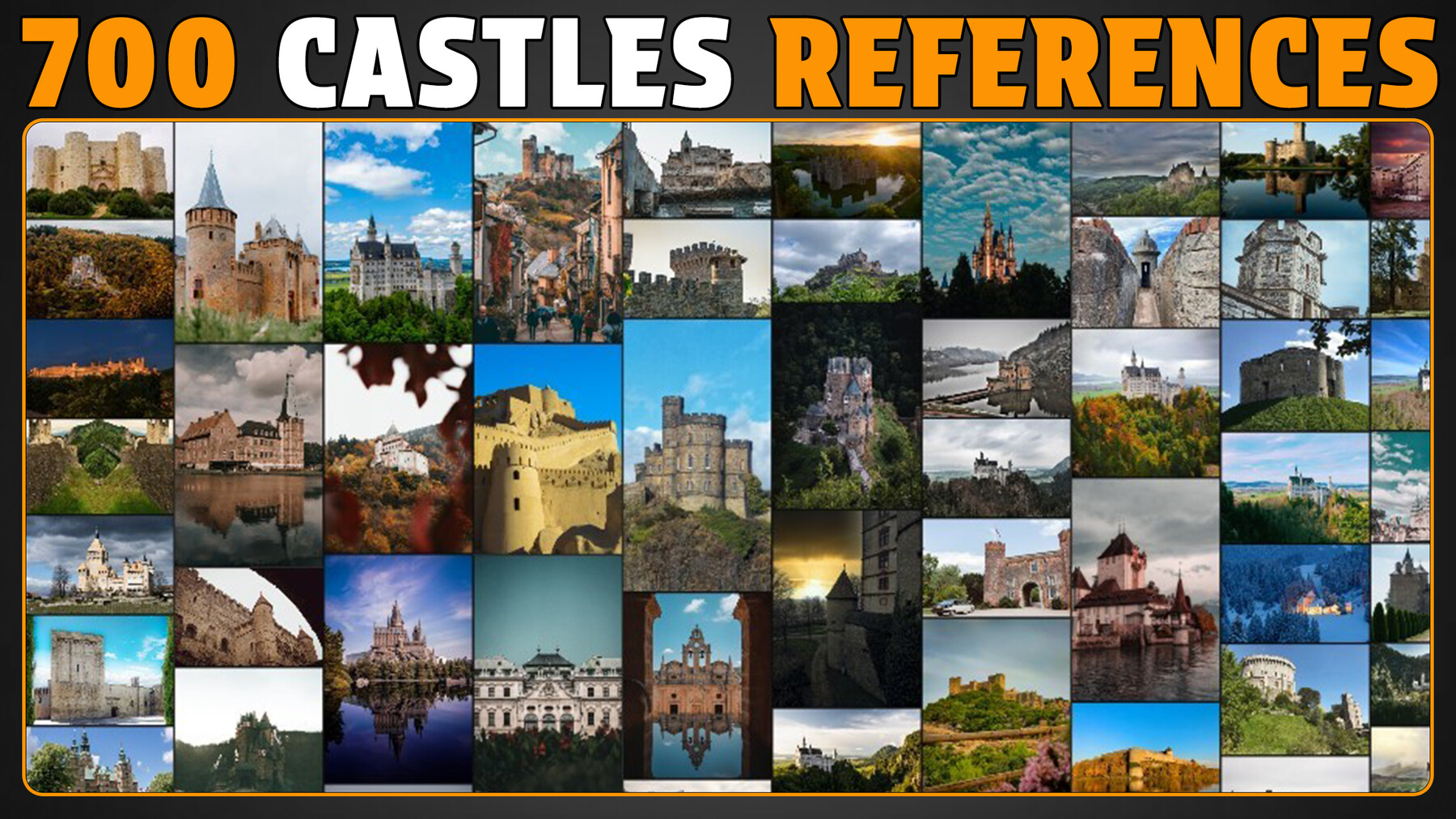 ArtStation - 700 Castles Photo Reference - Vol 1 | Resources