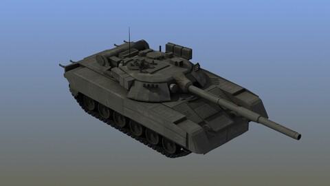 T-80U Russian Battle Tank