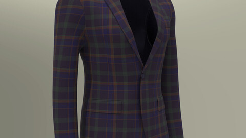 Men suit jacket blazer Clo3d Marvelous Designer