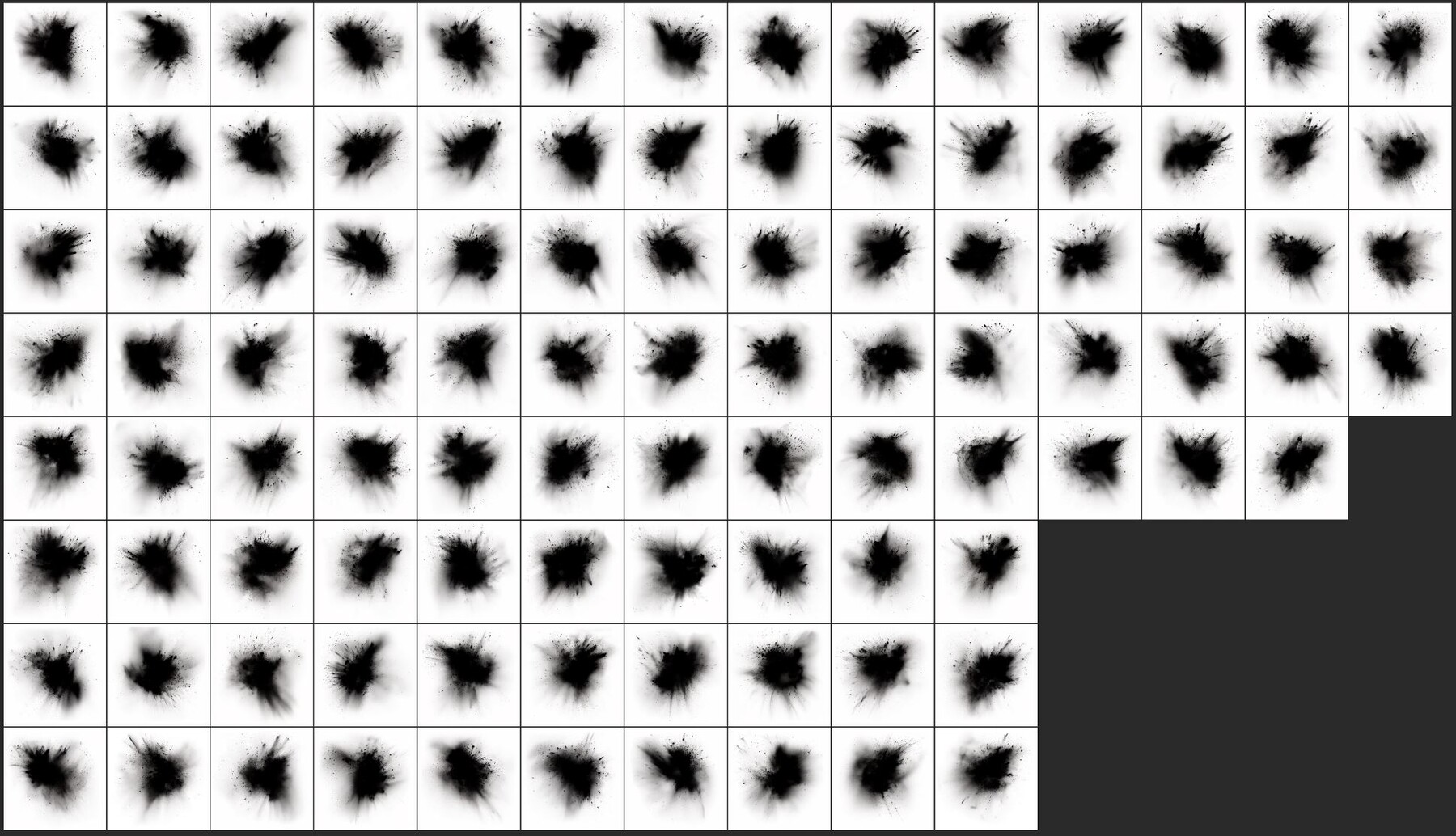 ArtStation - 100 4K Blaster Marks and Scorch Marks | Resources