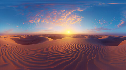 Hdri Desert Dunes: Where Eternity Meets The Horizon