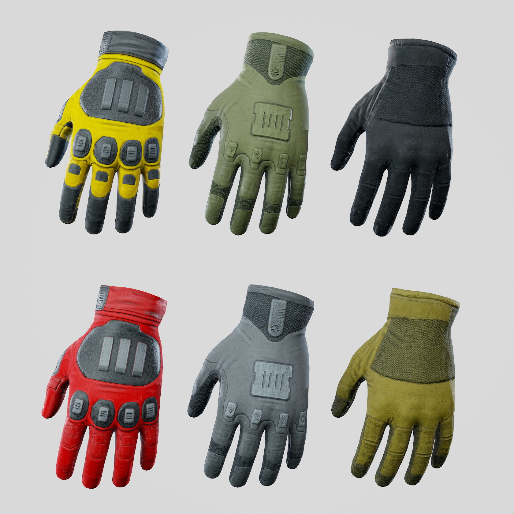 Artstation Sci Fi Gloves Resources