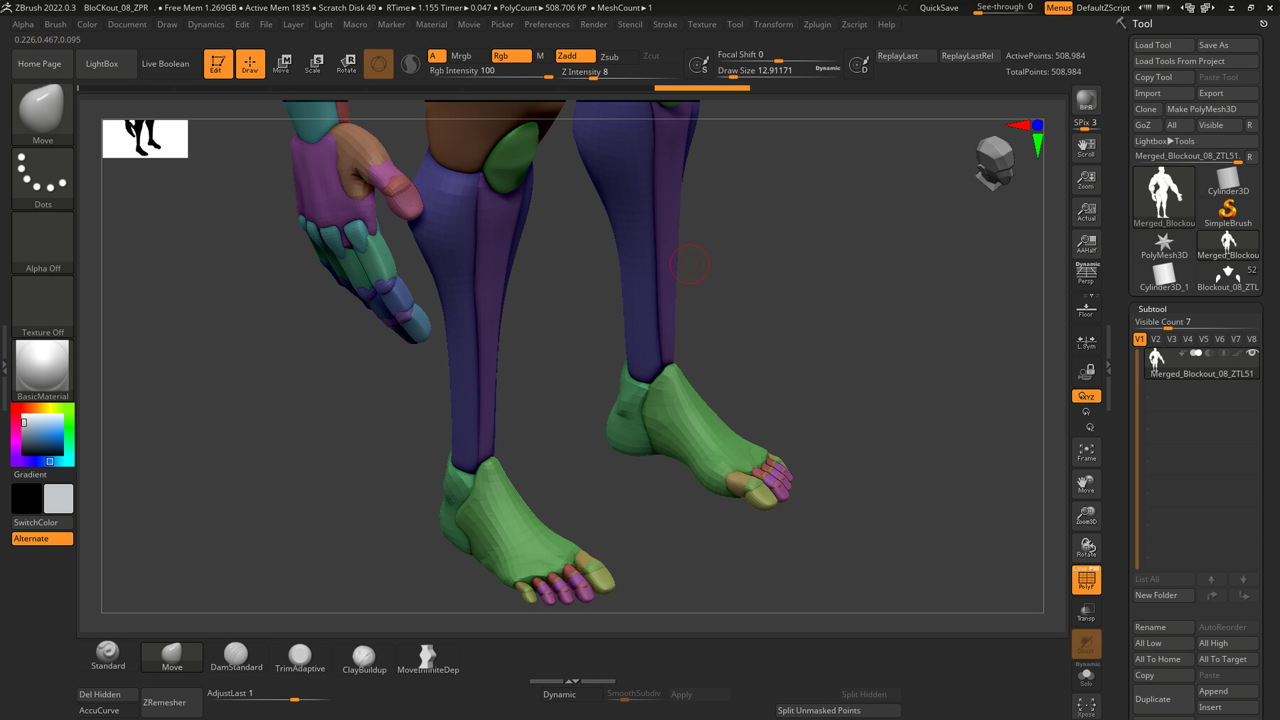 ArtStation - Stylized Anatomy Basemesh Character Blockout (Zbrush ...