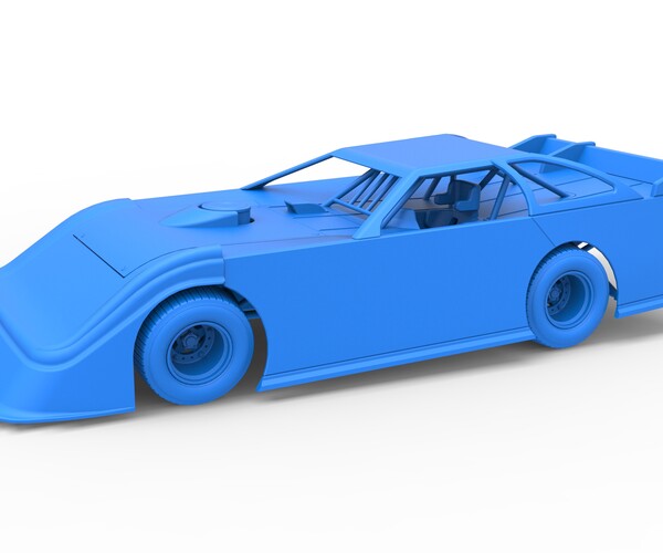 ArtStation - 3D printable Diecast Super Dirt Late model Scale 1:25 ...