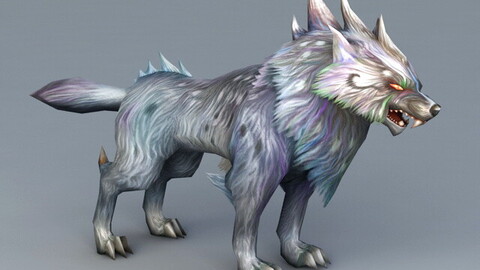 Magic Wolf 3D Model