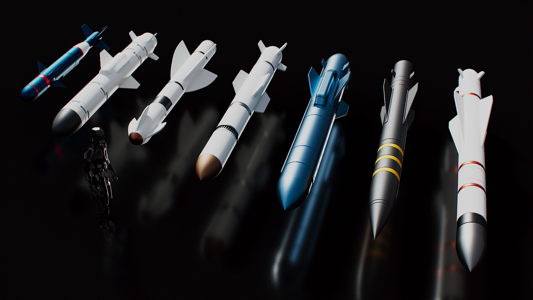 ArtStation - Missiles Pack 2 | Game Assets