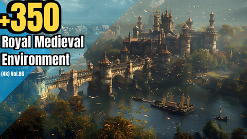 +350 Royal Medieval Environment Concept(4k)