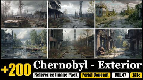 200 Chernobyl - Exterior Reference Image Pack v.47 |8K|