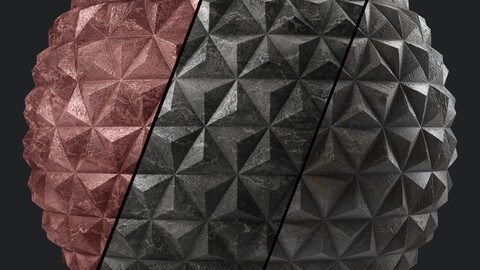 Stone Wall Materials 102- Decorative Pattern | Pbr 4k Seamless