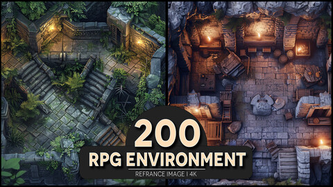 RPG Environment 4K Reference/Concept Images
