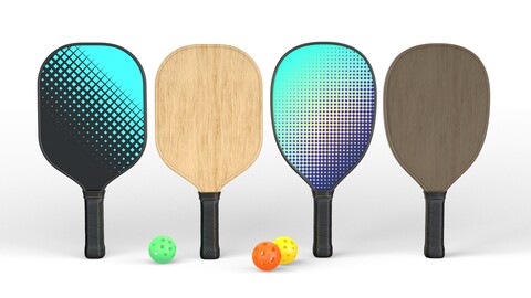 Pickleball set Paddles and Balls