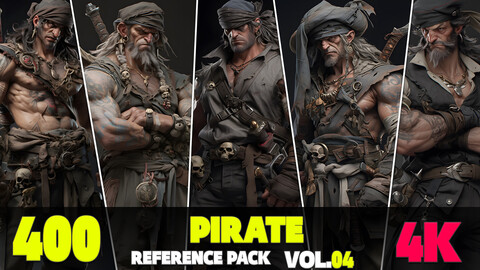 400 4K Pirate Reference Pack Vol.04