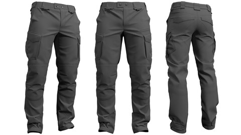 M-Tac Aggressor Gen II Flex Tactical Pants (Marvelous Designer / Clo 3D project+OBJ)