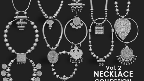 Necklace Collection IMM Brush Pack (12 in One) Vol 2