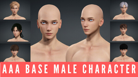 Male Base Mesh/ Game Ready Character