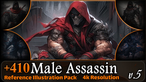 410 Male Assassin Reference Pack | 4K | v.5