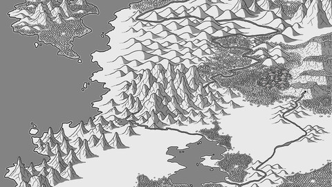 Blank Grayscale World Map 001-004 (Bundle)