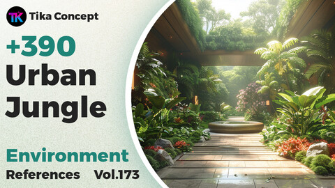 +390 Urban Jungle Environment Concept(4k) | Vol_173