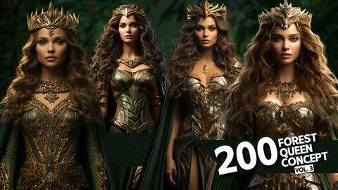 200 Forest Queen Concept _ VOL 3 _ Character Reference
