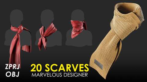 20 Scarf - Base Mesh