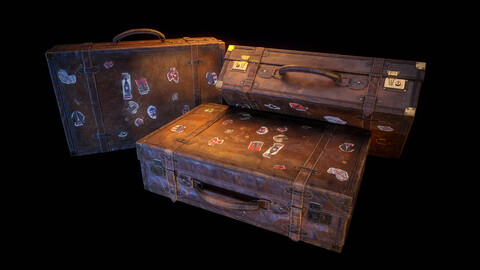 Leather SuitCase