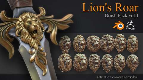 Lion's Roar: Sculpting Brush Pack 1