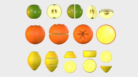 Toy fruits