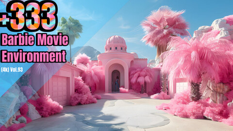 +333 Barbie Movie Environment concept (4k)