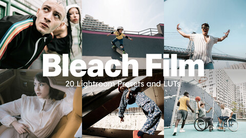 20 Bleach Film LUTs & Lightroom Presets