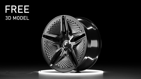 Forgiato EV 001 Car wheel FREE 3D model