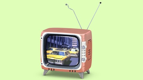 Television Set 3D Model