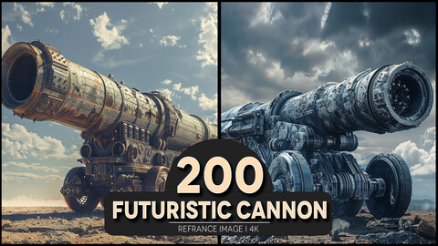 Futuristic Cannon 4K Reference/Concept Images