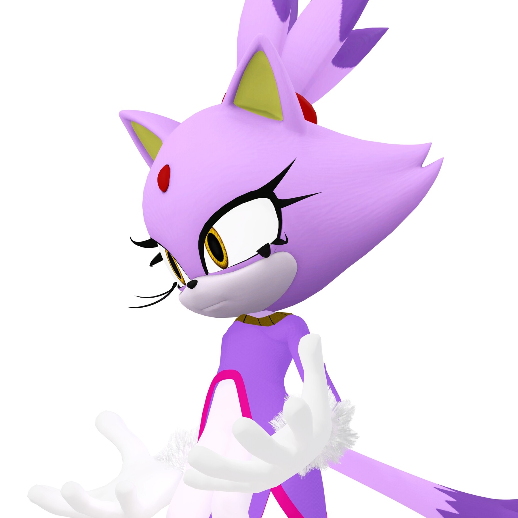 ArtStation - BLAZE THE CAT SONIC THE HEDGEHOG PET TOY CHILD KID BOY POKÉMON  SONIC CARTOON CAT | Game Assets