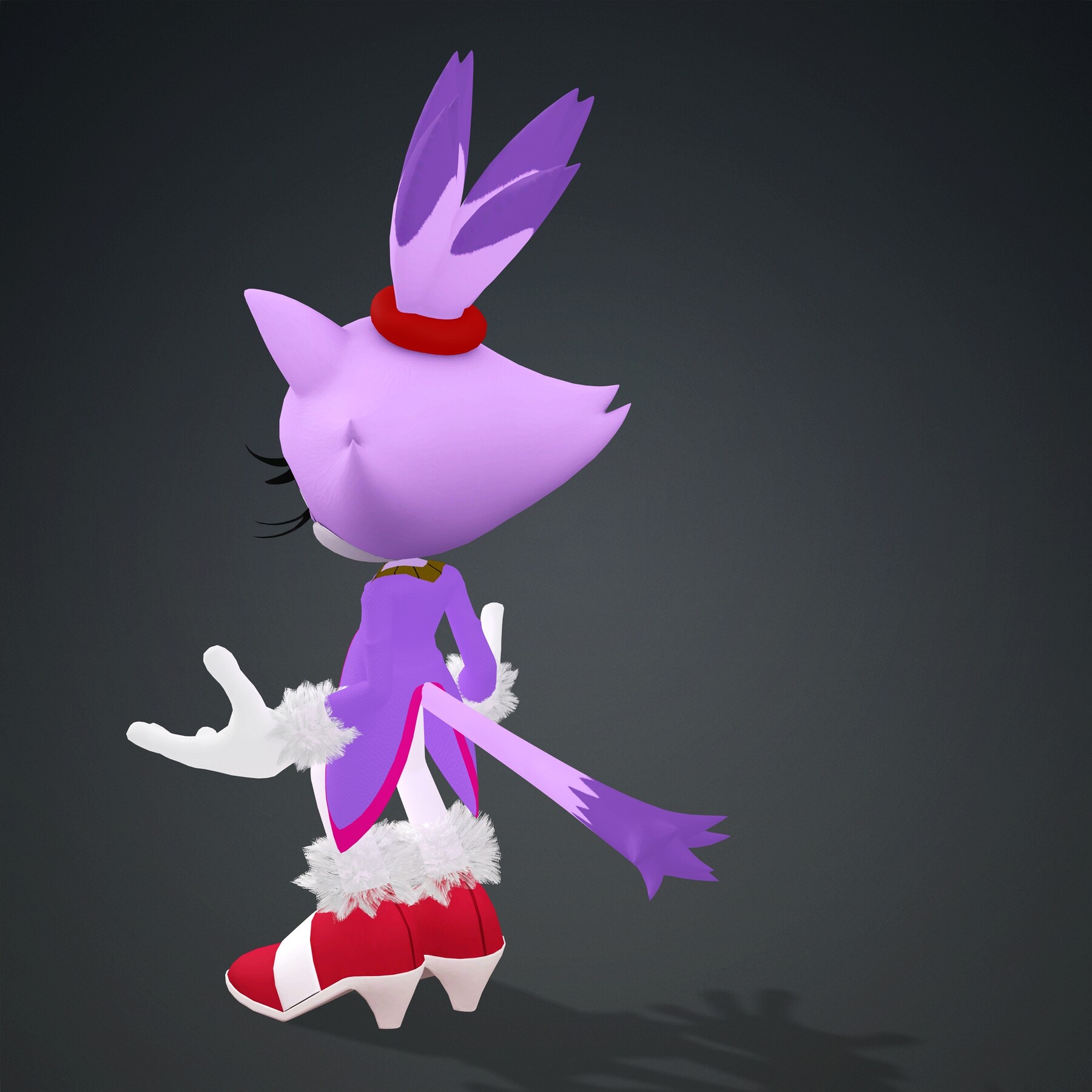 ArtStation - BLAZE THE CAT SONIC THE HEDGEHOG PET TOY CHILD KID BOY POKÉMON  SONIC CARTOON CAT | Game Assets