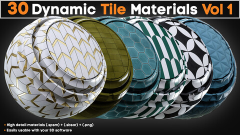 30 Tile Materials and Smart materials - vol 1