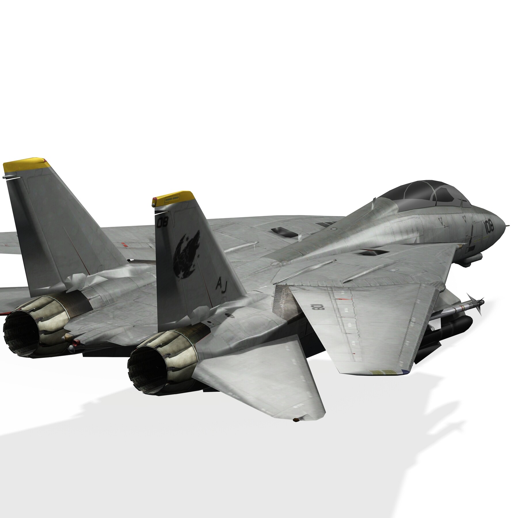 ArtStation - F-14 PLANE FIGHTER PLANE FIGHTS THE AMERICAN AIR | Game Assets