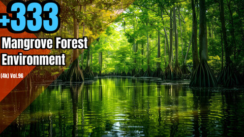 +333 Mangrove Forest Environment concept (4k)