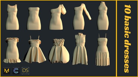 10 Basic dress models