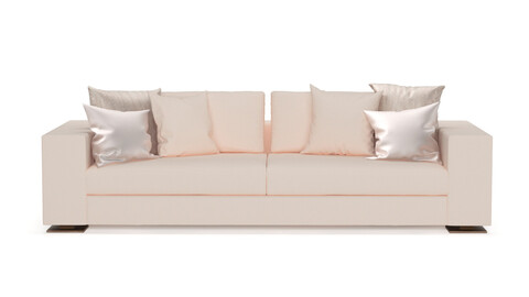 Rosewood Sofa 3D Model