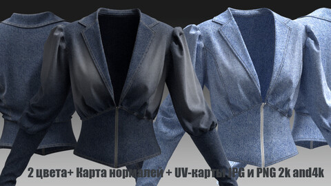 jacket women's clothing Marvelous Designer
