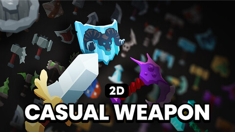 2D Icons - Casual Weapon Pack