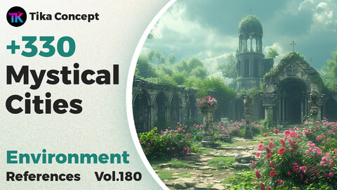 +330 Mystical Cities Environments Concept(4k) | Vol_180