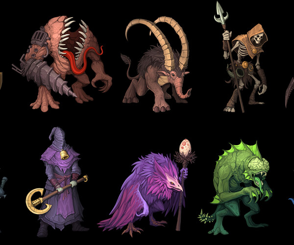 ArtStation - RPG Monster Pack 26 | Game Assets