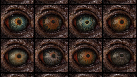 Beast Fantasy Eyes Vol 02 - PBR