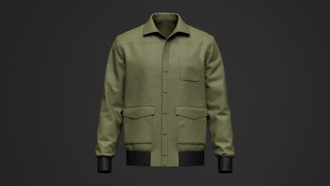 Men's Jacket 3d Model