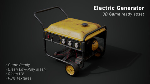 Electric Generator - Game ready prop