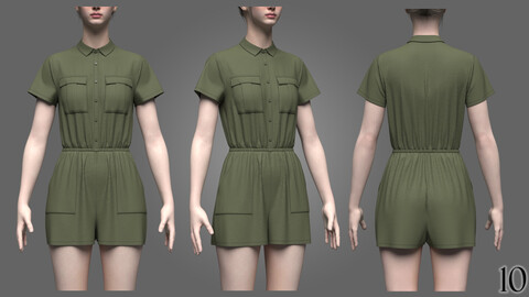 Jumpsuit 3D Model