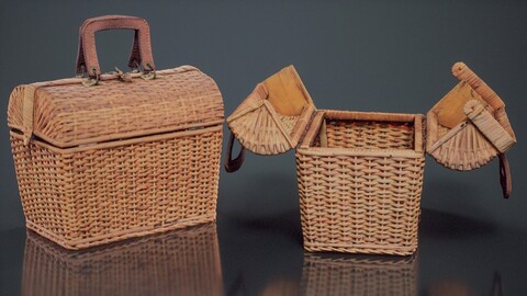 2 Wicker Baskets