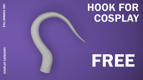 HOOK- Made for cosplay Captain Hook